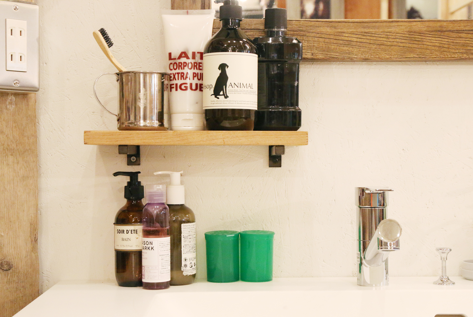 棒棚受け 黒ムラ 角 100 PS-BK005-03-G141 サイズ100でちょこっと欲しかったミニ棚を実現