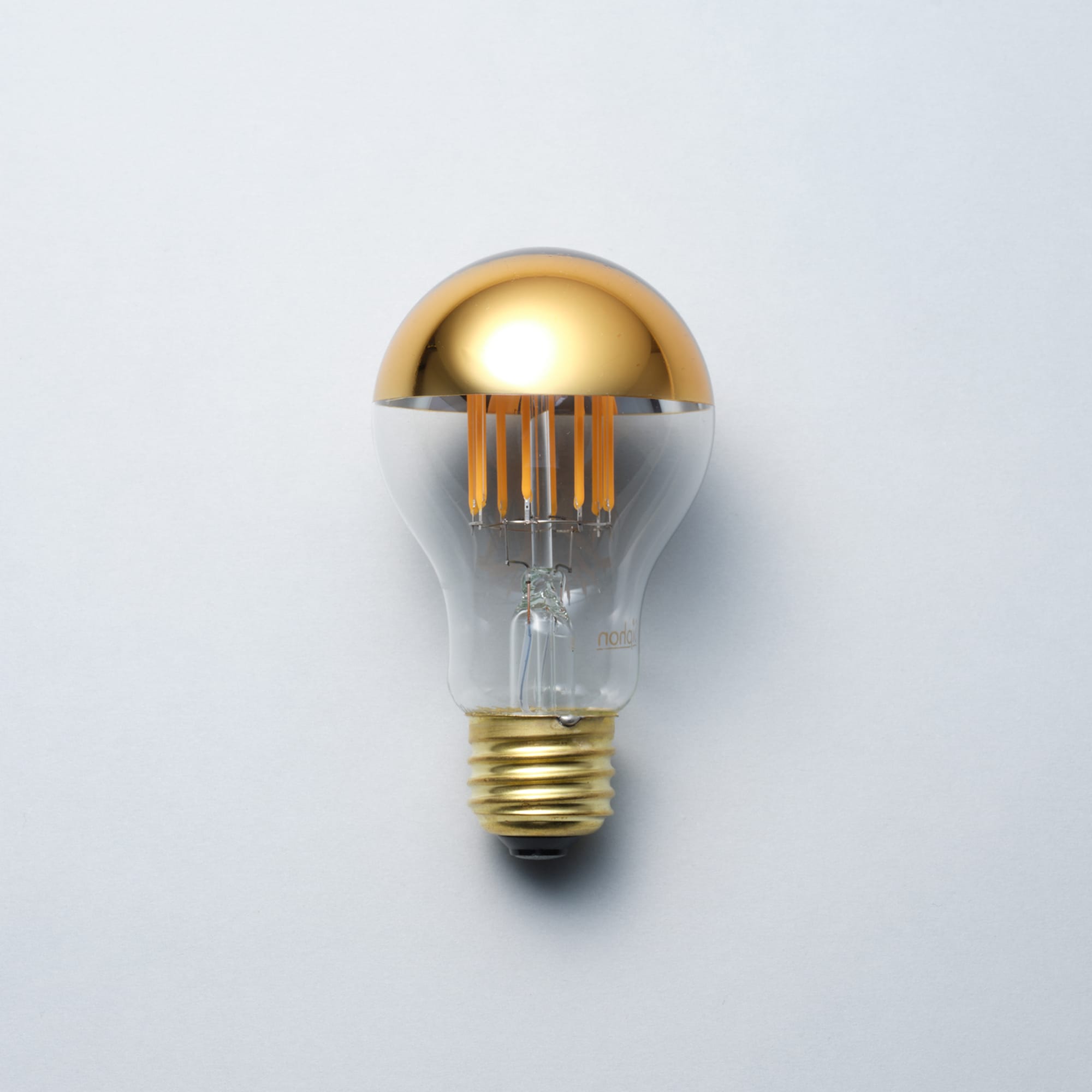 ミラーLED電球 φ60(E26)45W相当 ゴールド 2700K電球色 LT-BB007-04-G141