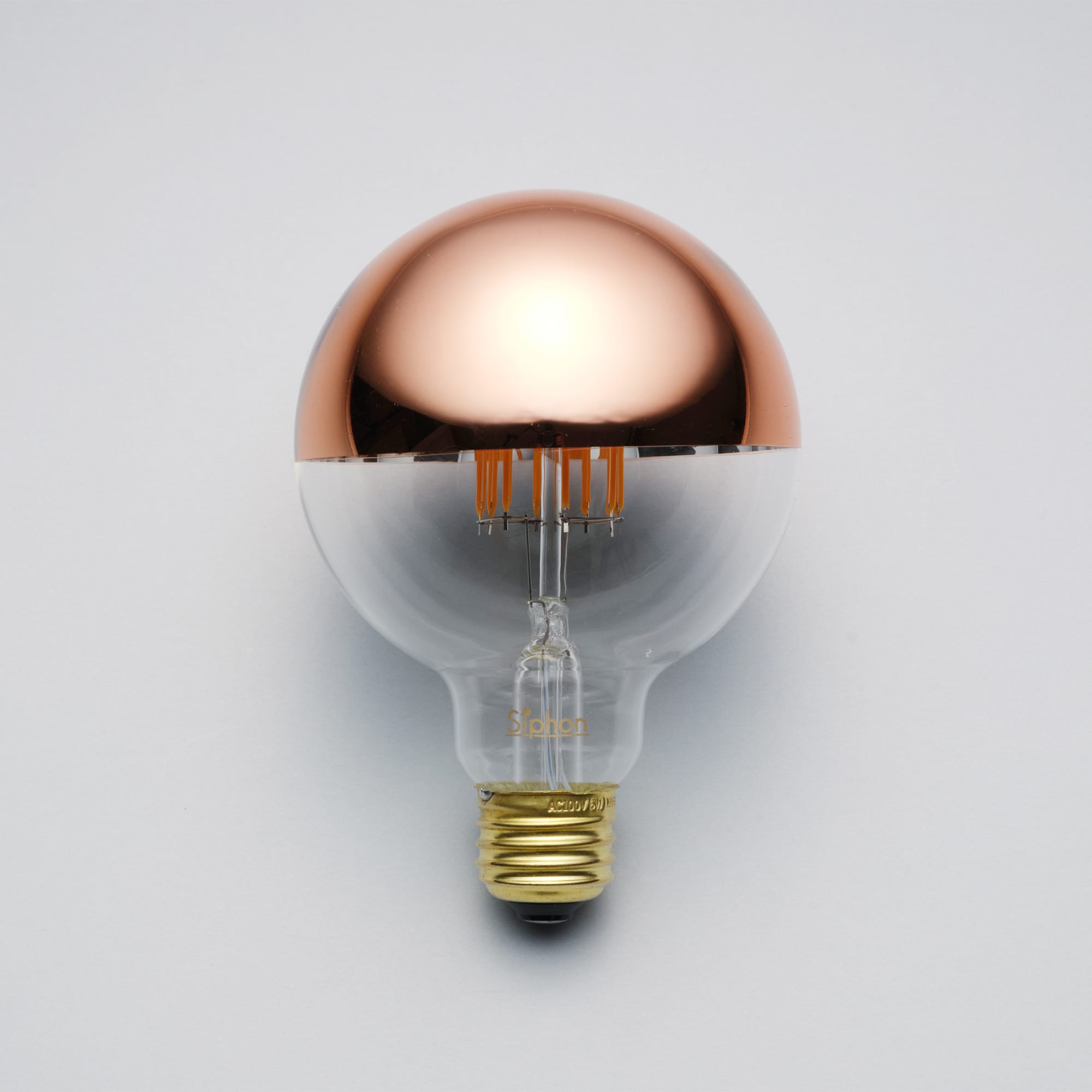 ミラーLED電球 φ95(E26)50W相当 コッパー 2200K電球色 LT-BB007-11-G141