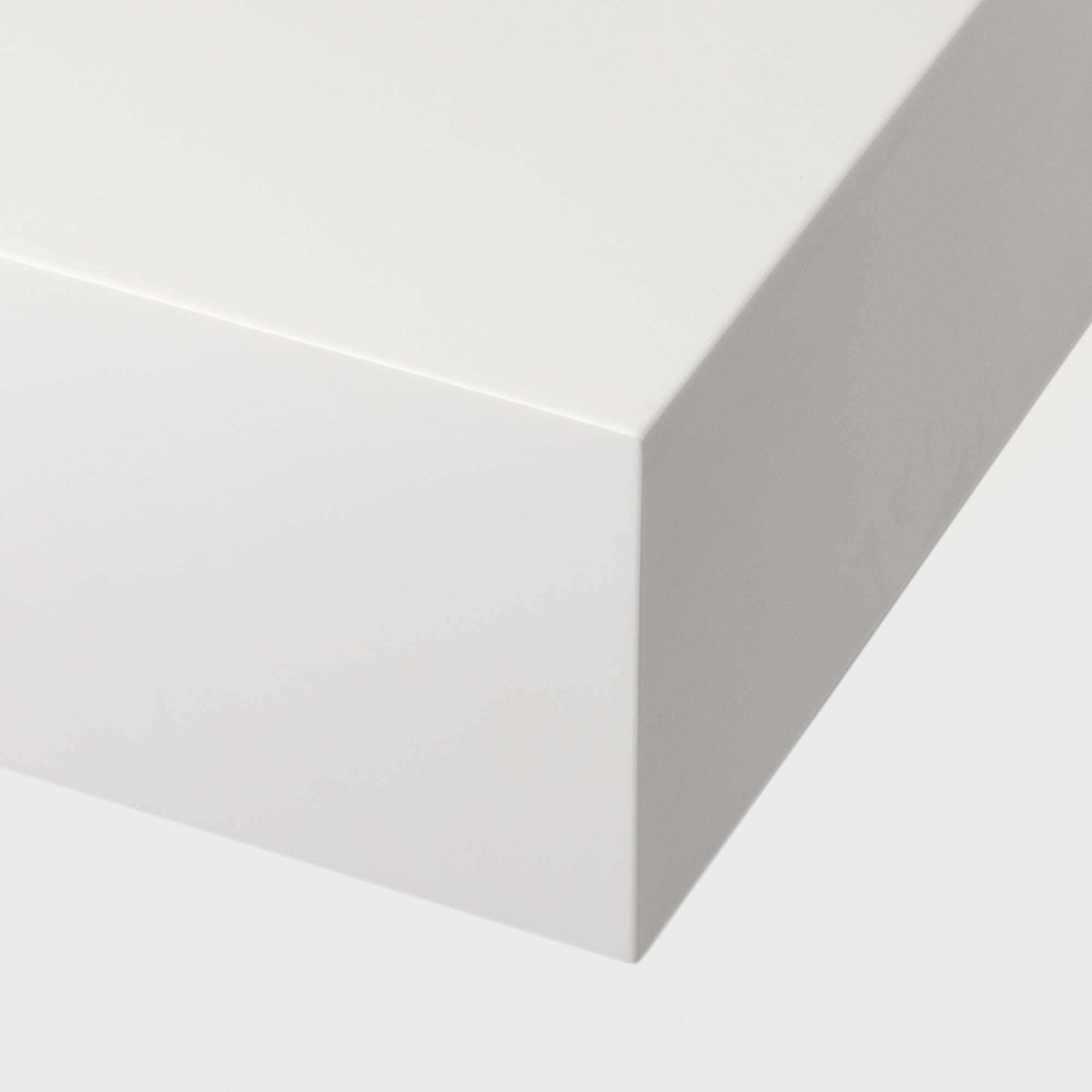 人工大理石の洗面カウンター T23 スクエア380ボウル 立水栓用  KB-PR014-10-G279 右側面仕上げあり。側面も人工大理石仕上げになります