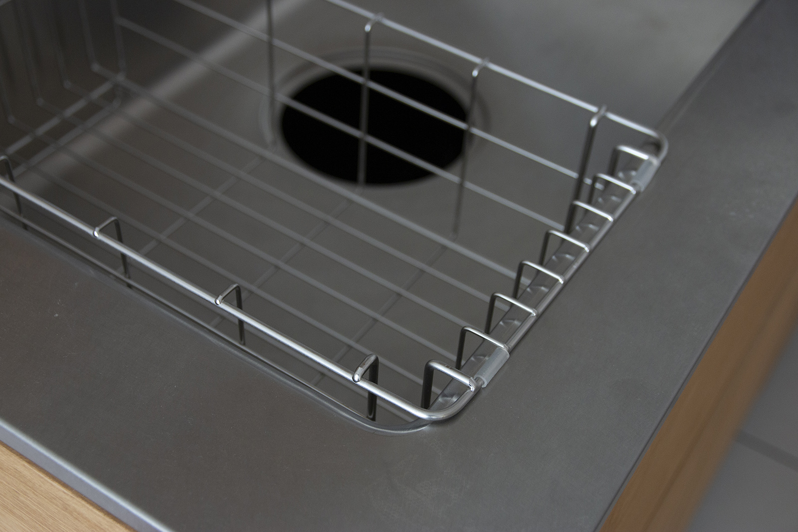 水切りラック カゴタイプ 大 KB-OT002-02-G162