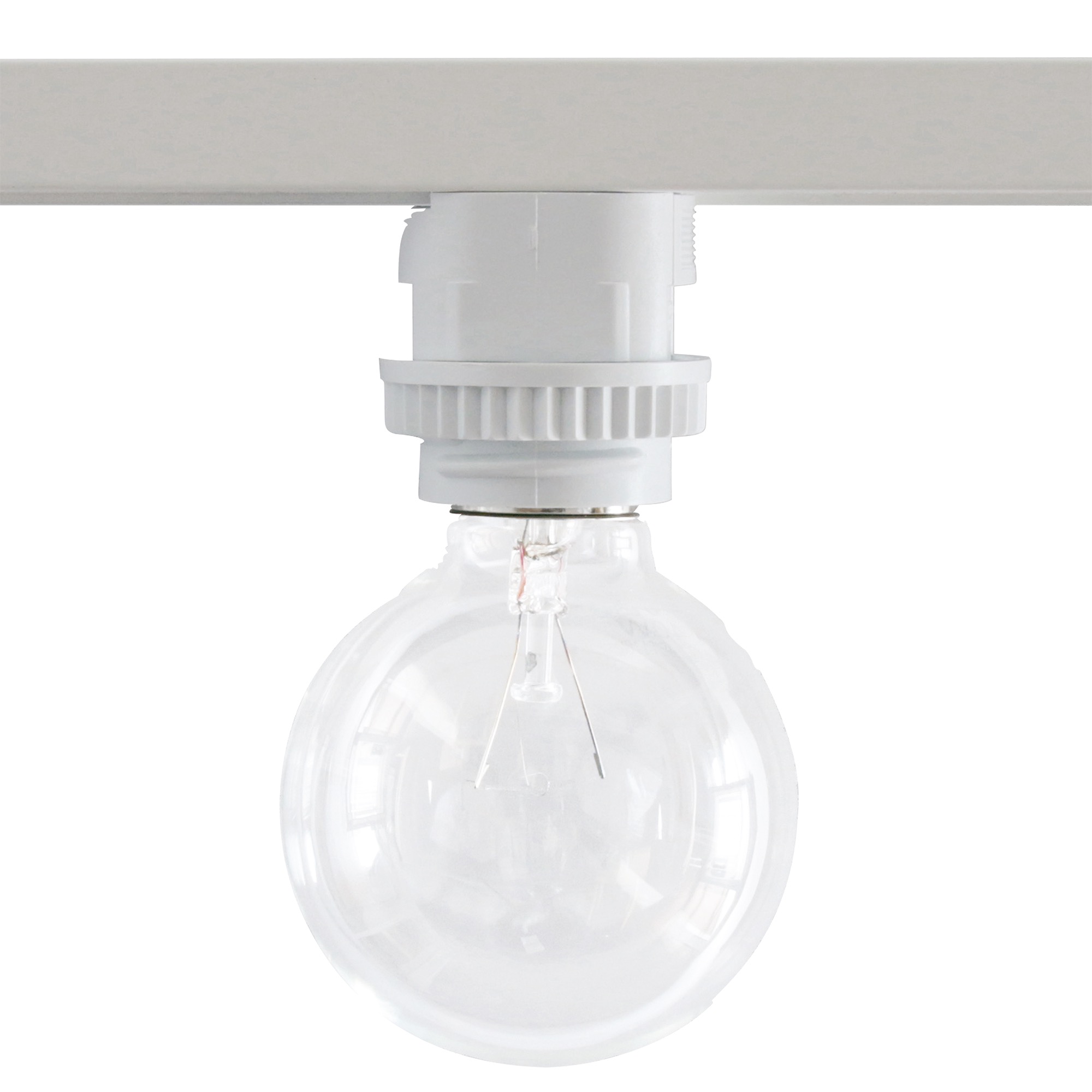 ライティングレールプラグ E26 ソケット (WH) LT-PS010-02-G141