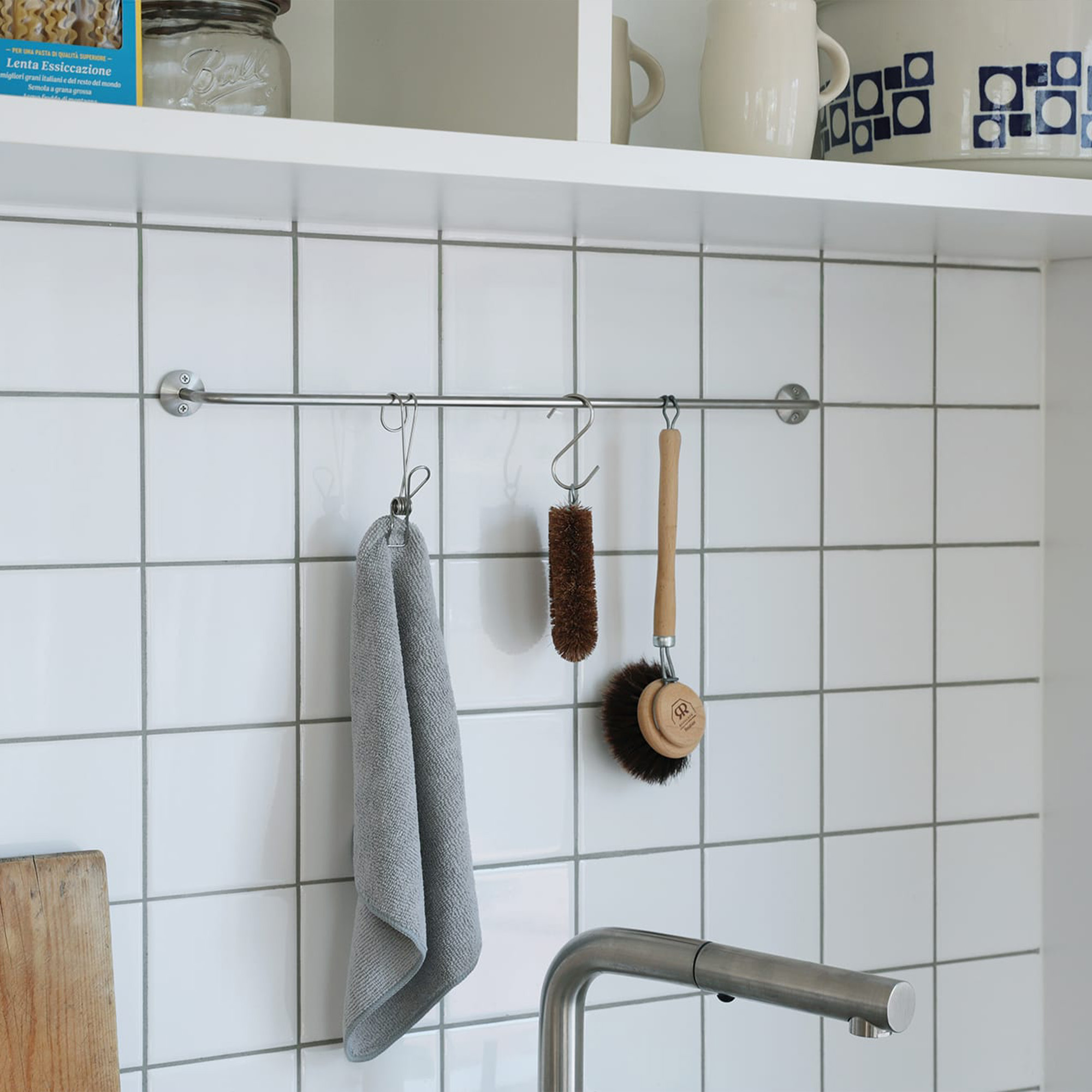 ステンレス丸座バー W450 KB-AC020-02-G141