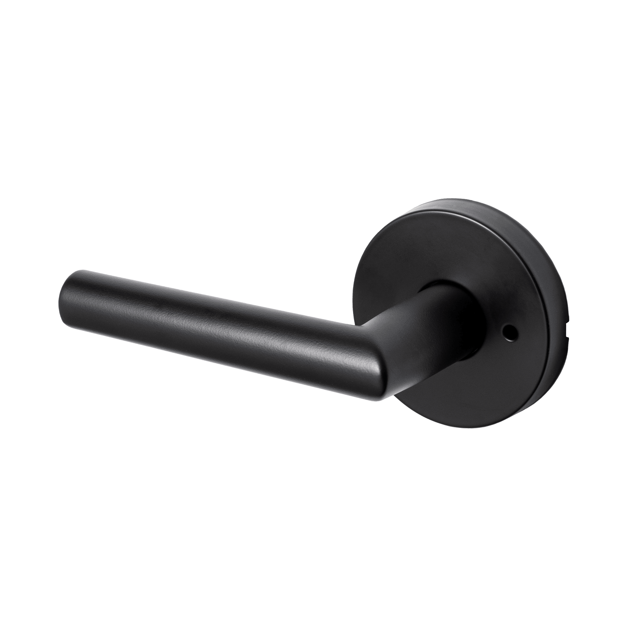 錠付きドアパーツストレートハンドル マットブラック 間仕切錠