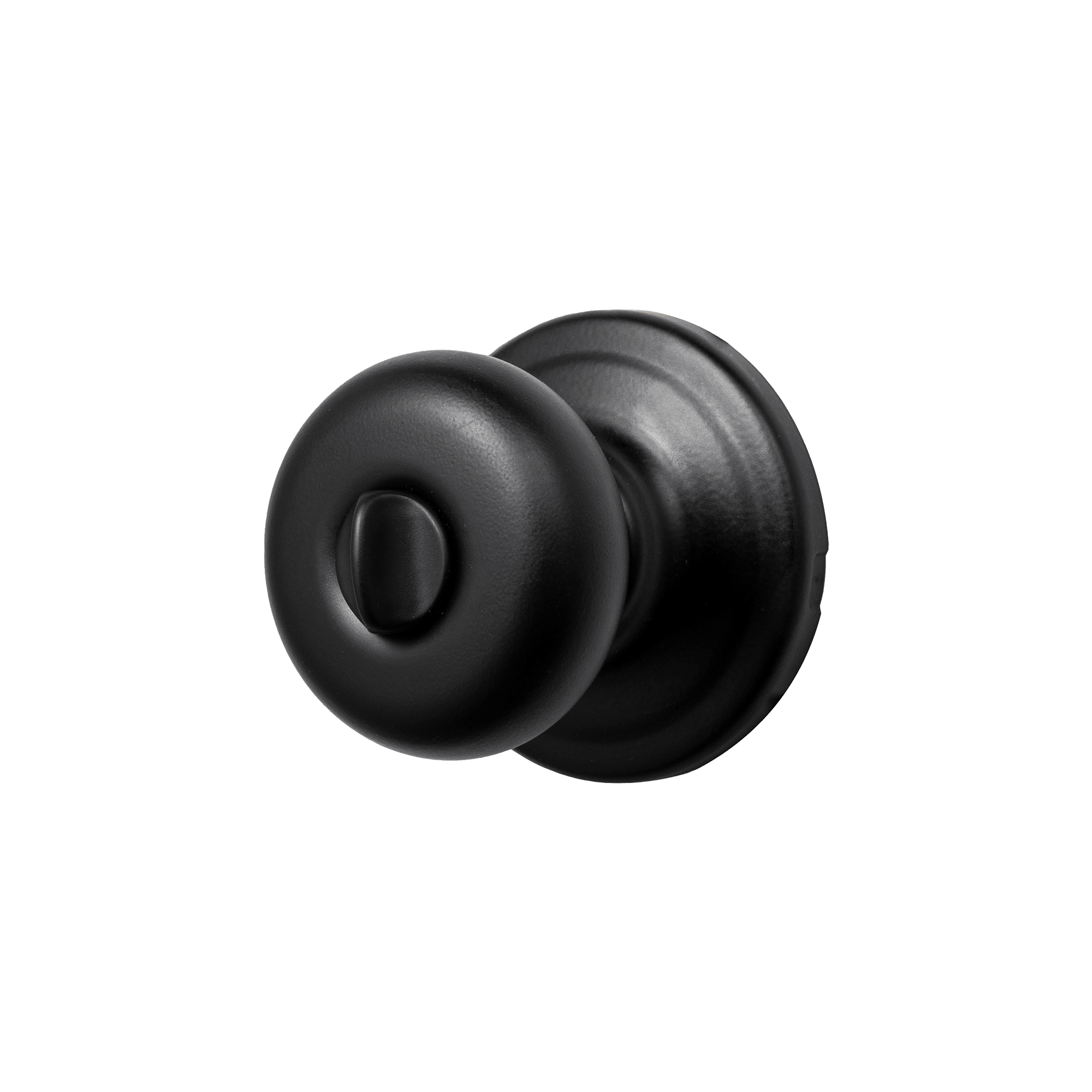 錠付きドアパーツラウンドノブ マットブラック 間仕切錠