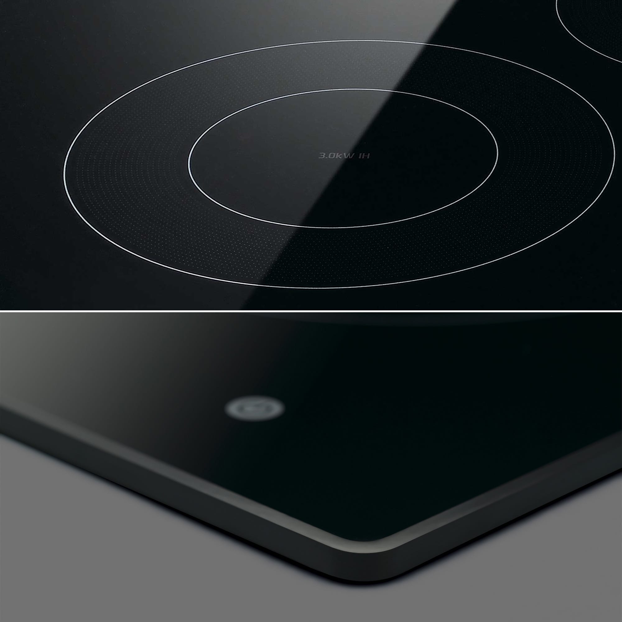 IHヒーター ガラストップ(BK) 3口 IH W650 グリルレス（200V） KB-PT001-30IH-G141