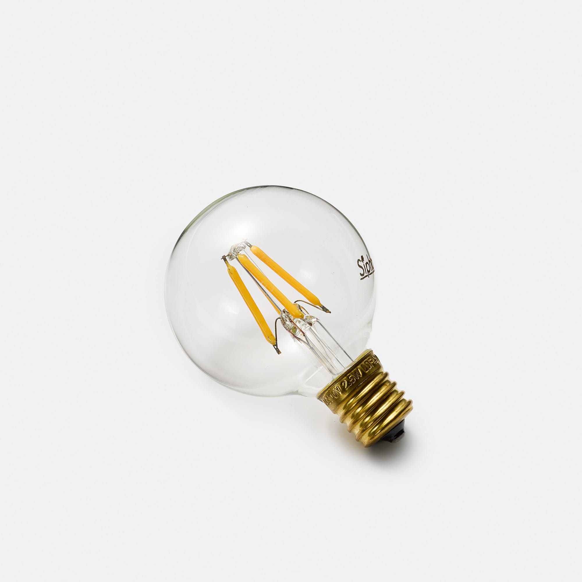 ビンテージLED電球 LEDボール50(E17)35W相当 2700K LT-BB002-25-G141