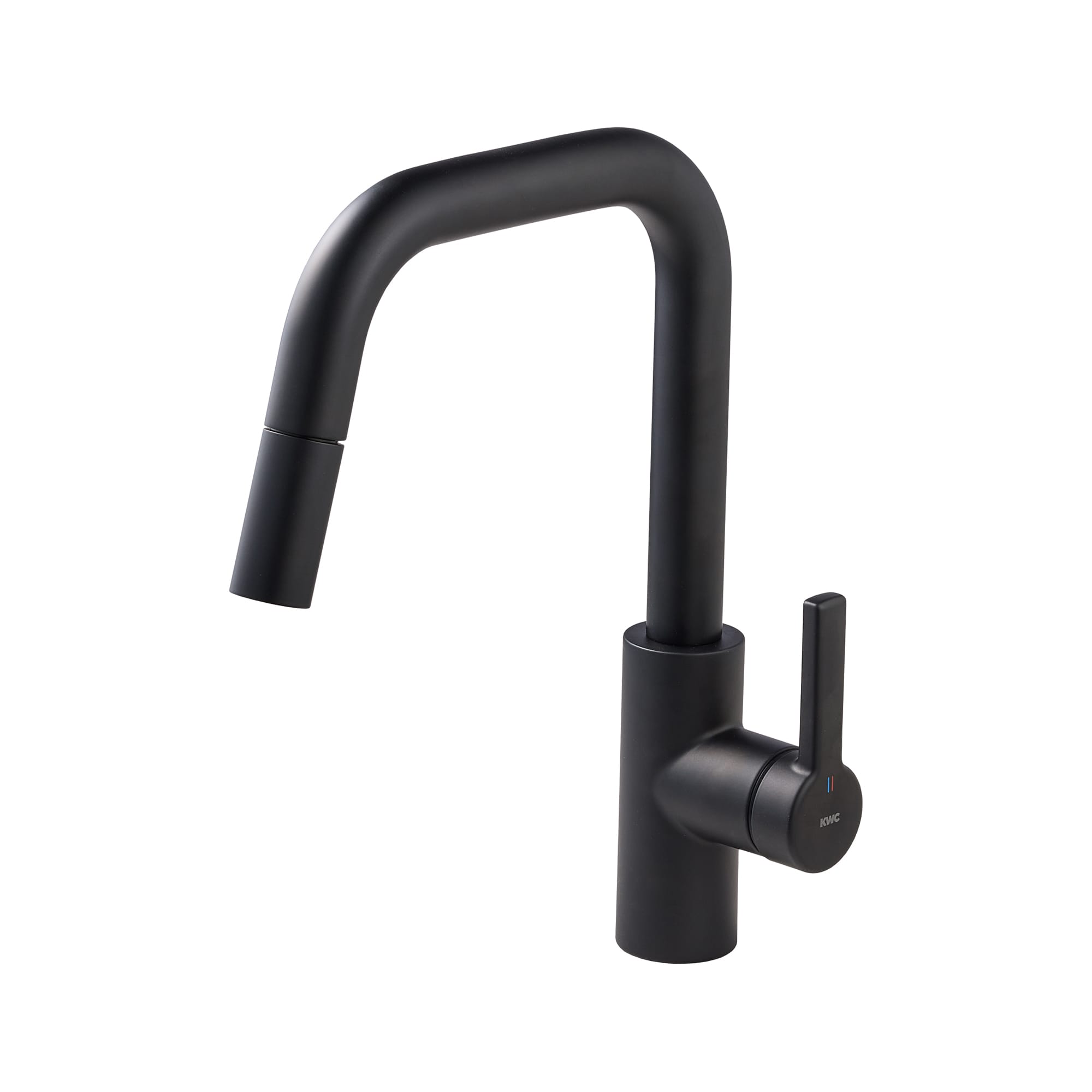 ベントネックホース水栓 ブラック KB-TP014-02-G141 マットでしっとりとした質感のブラック