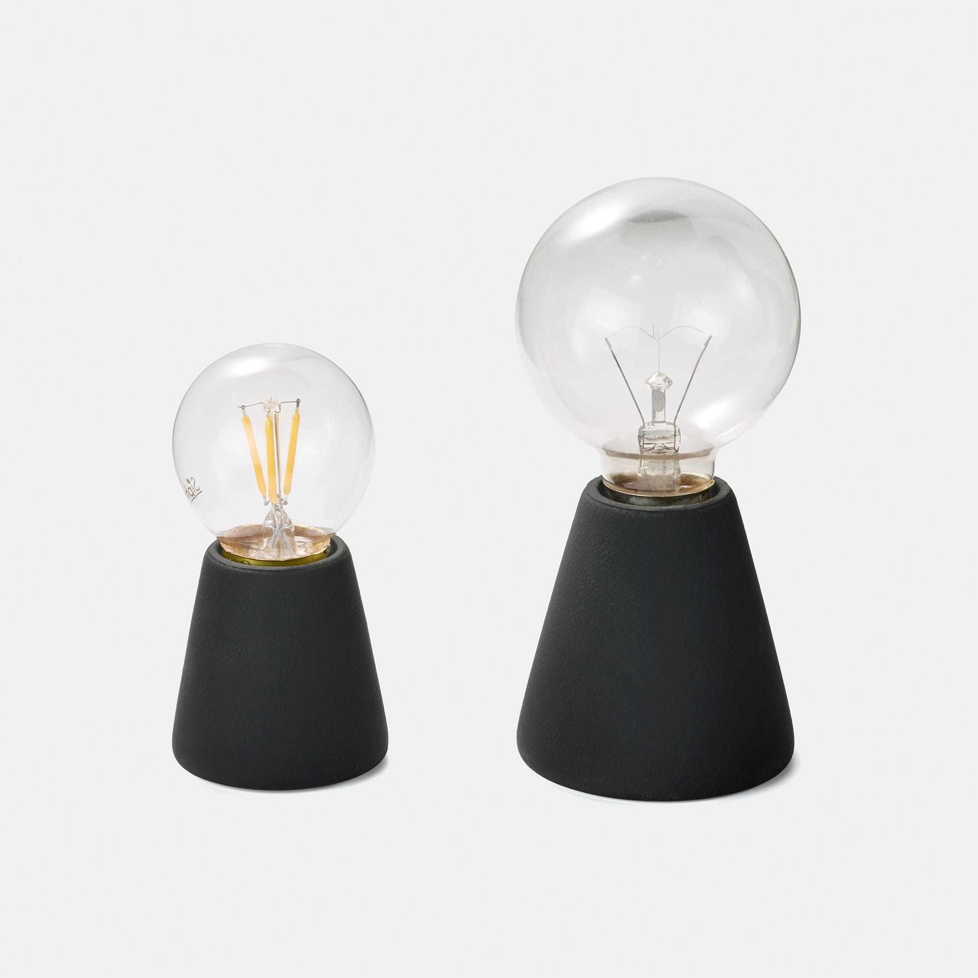 モデストレセップ Mサイズ E26 ブラック LT-BR015-03-G141 電球との組み合わせ（M/ビンテージLED電球 LEDボール50(E26)　L/白熱ボール電球 白熱クリアボール70）