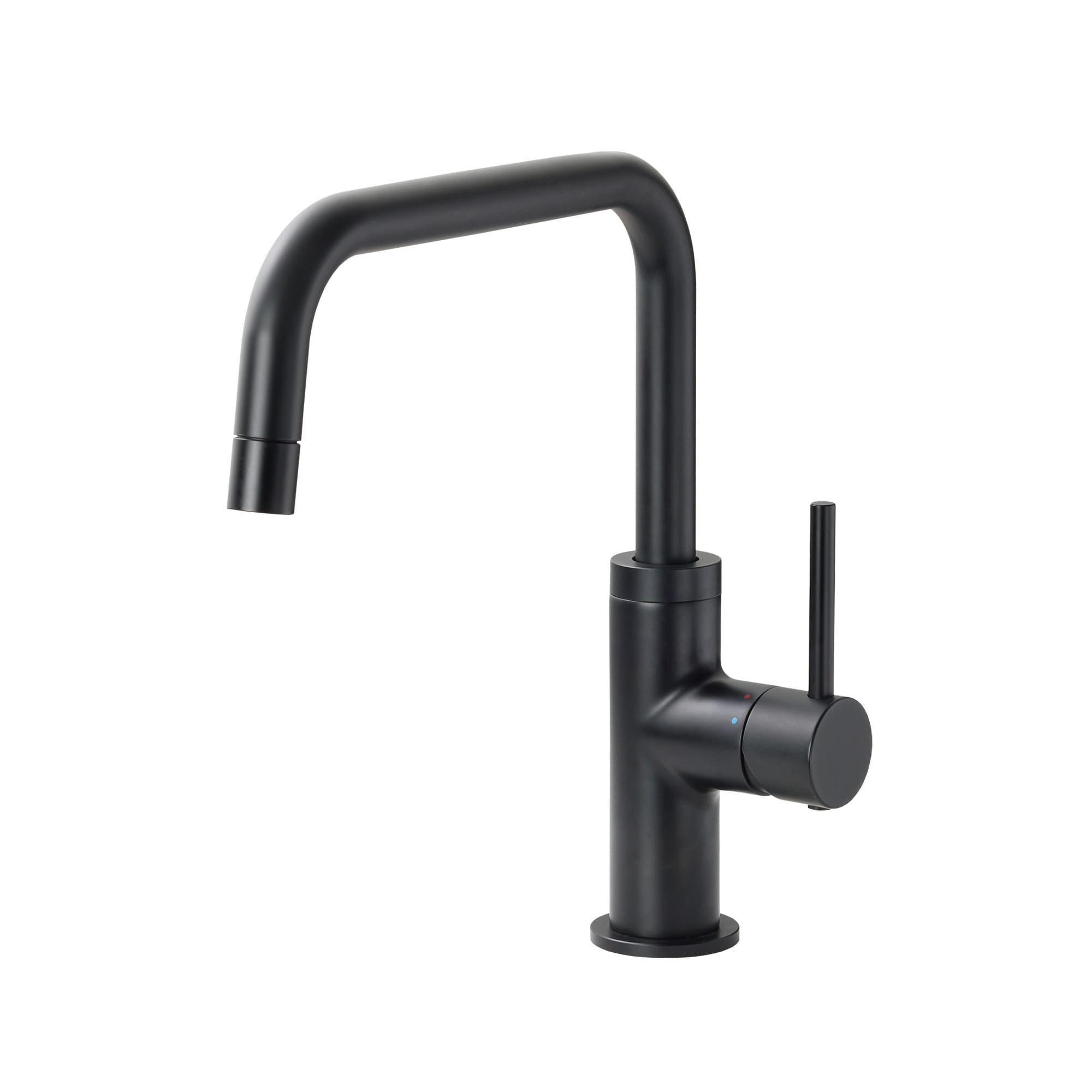 キッチン・洗面水栓 ベントネック混合栓 ブラック KB-PT002-21-G141