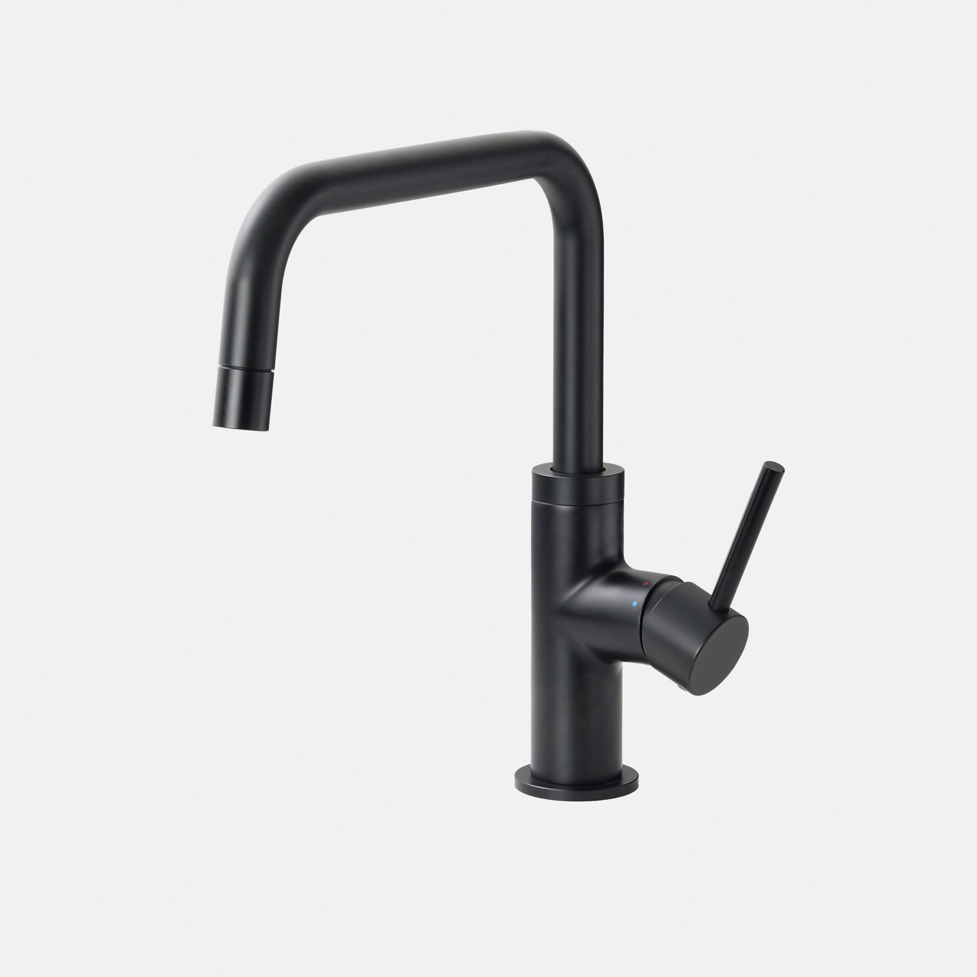 キッチン・洗面水栓 ベントネック混合栓 ブラック KB-PT002-21-G141