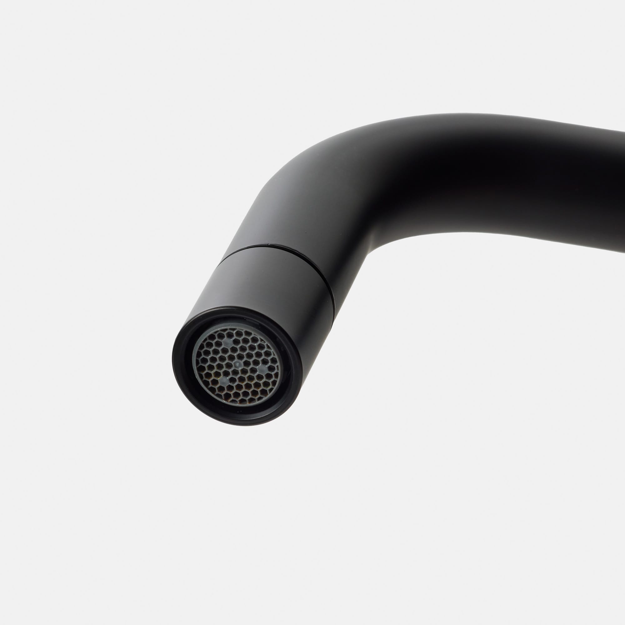 キッチン・洗面水栓 ベントネック混合栓 ブラック KB-PT002-21-G141