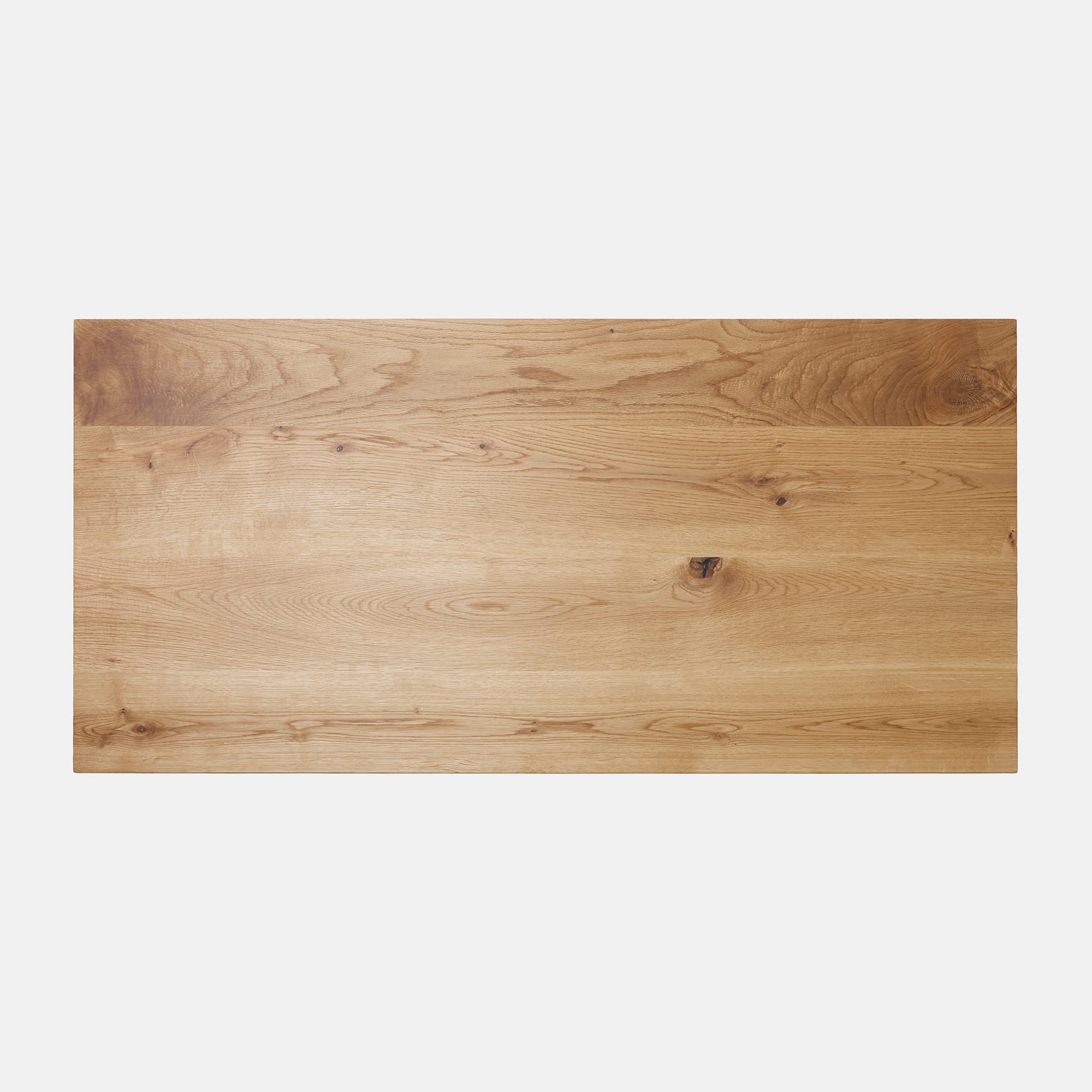 フリーカット無垢材 カスタム ナラ（節・白太有） PS-TT009-06-G165 自然塗料塗装(写真はW1200×D600mm）