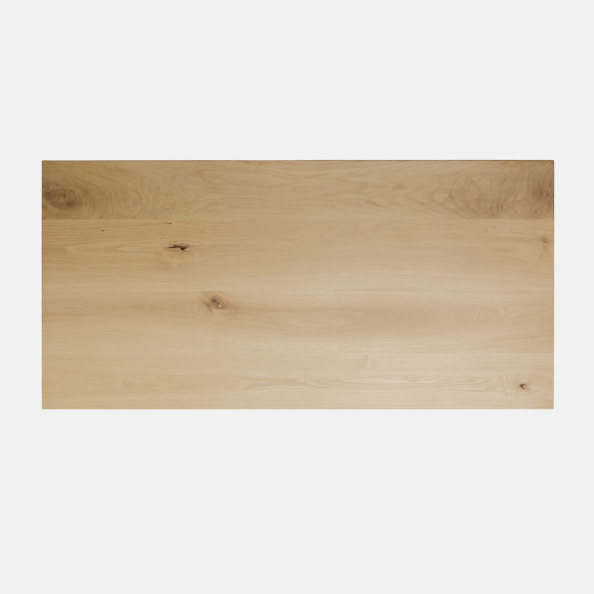 フリーカット無垢材 カスタム ナラ（節・白太有） PS-TT009-06-G165 無塗装(写真はW1200×D600mm）