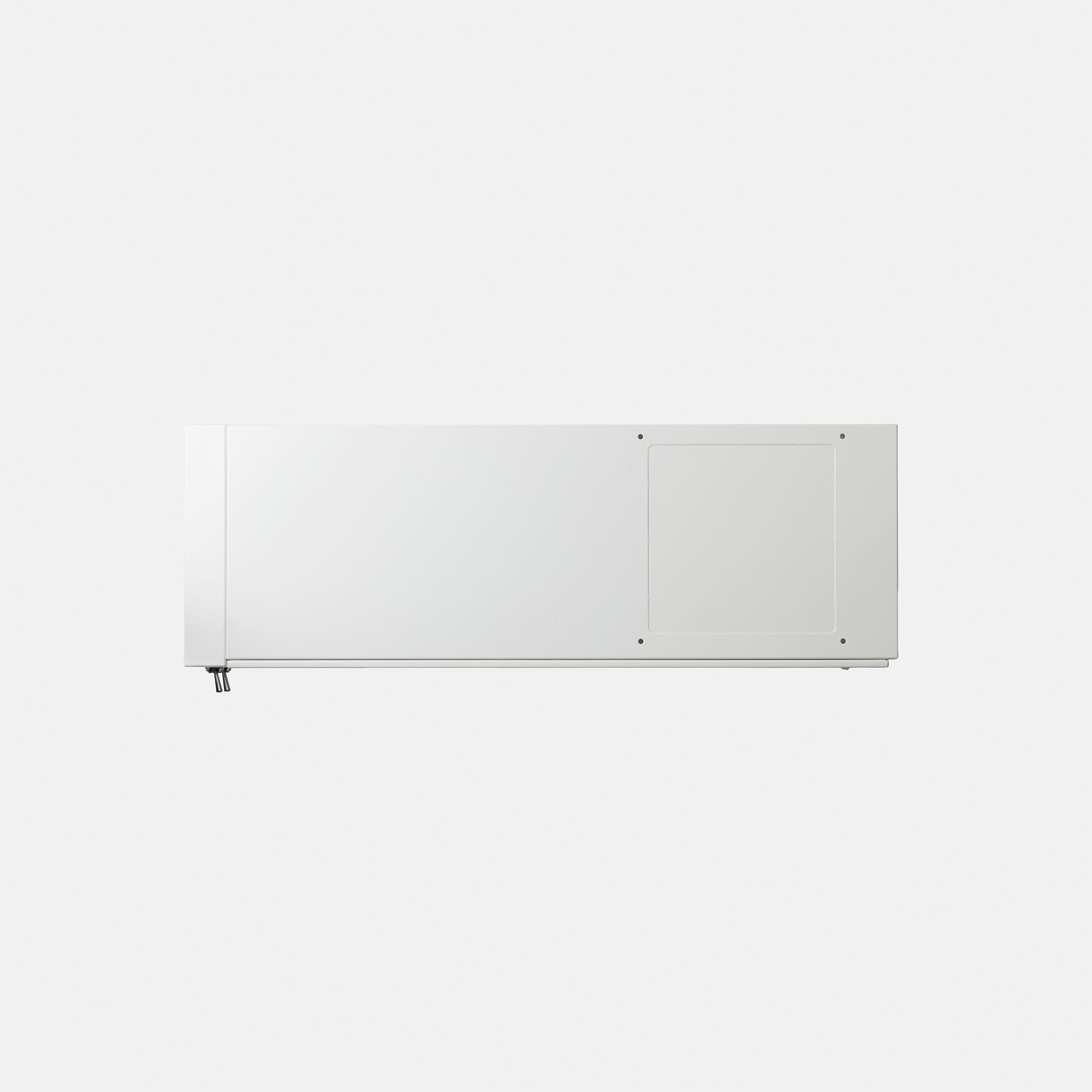 フラットレンジフード 壁付け型 W900 ホワイト KB-KC017-17-G141 真横の様子