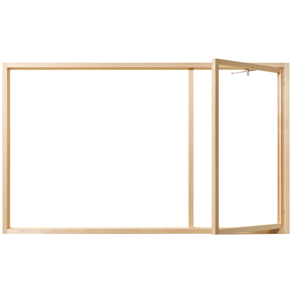 木製ガラス窓 H900 片開きタイプ