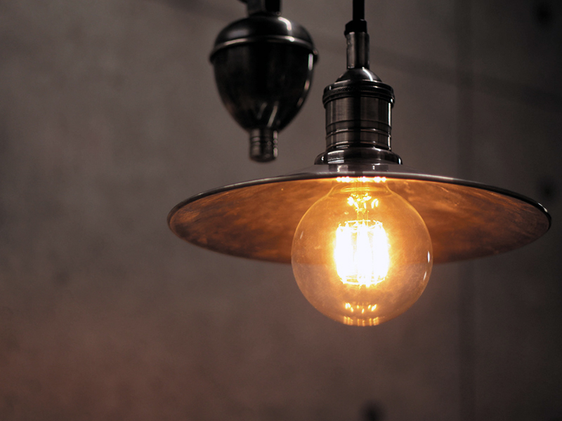 ビンテージLED電球 LEDボール95(E26)50W相当 2200K LT-BB002-04-G141 ビンテージランプとの相性は抜群