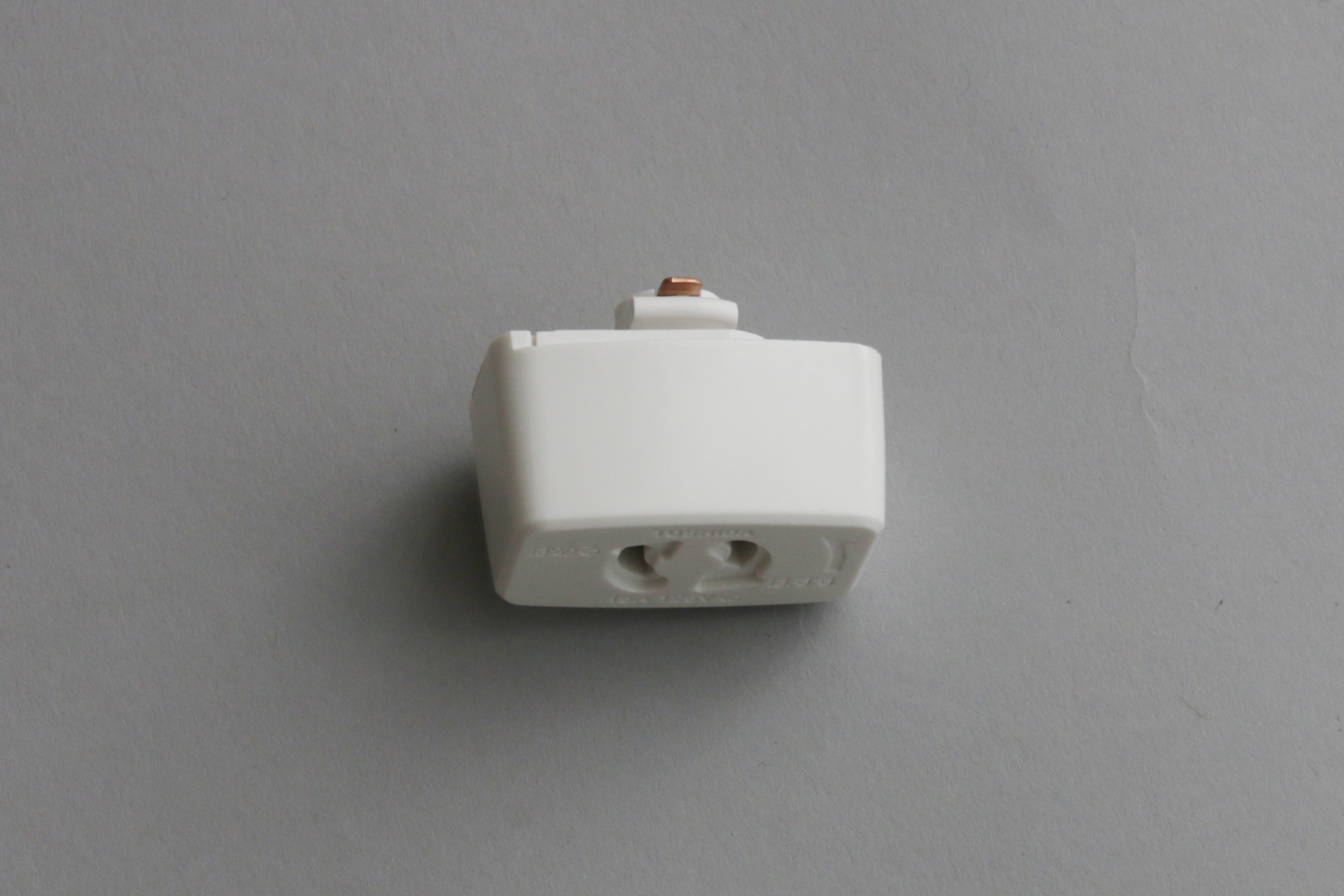 ライティングレールプラグ コンセント (WH) LT-PS010-08-G141 コンセントプラグ（ホワイト）