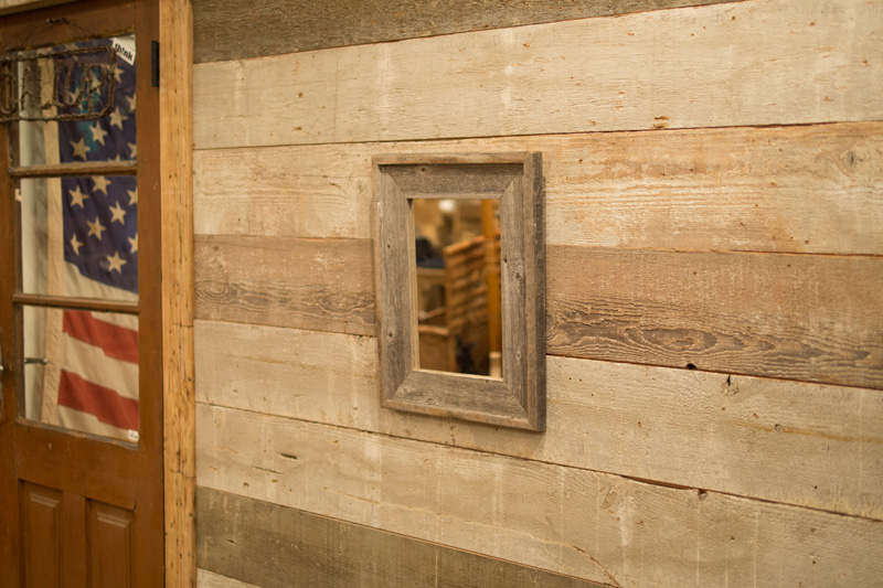 古材フレーム B5サイズ ET-OT008-02-G019 鏡としても使用できます