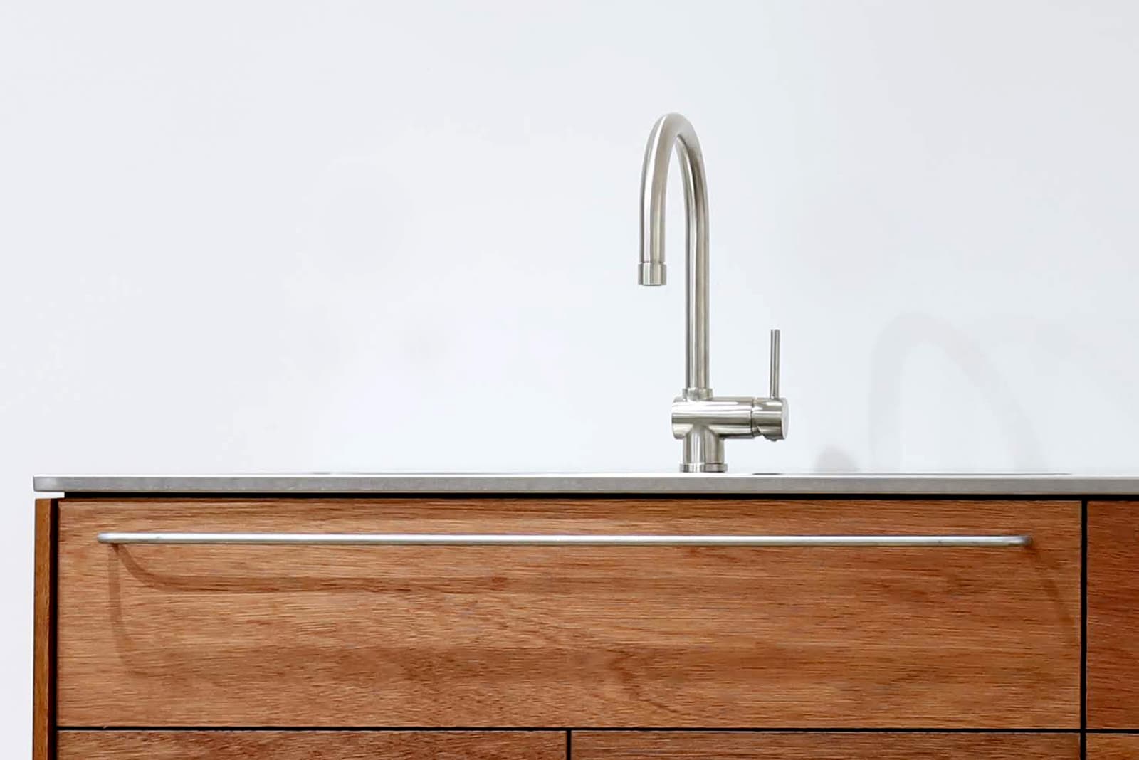 ハンドホース水栓 グースネック混合栓 サテン KB-TP006-02-G141