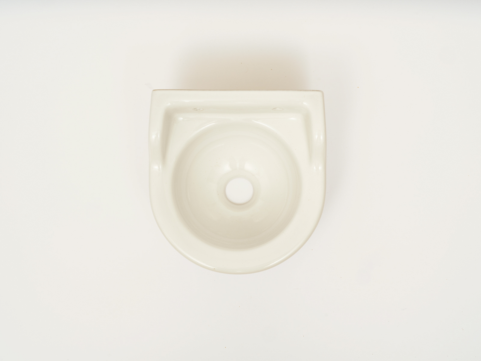 壁付け手洗いボウル フラット KB-PR011-01-G244 真上