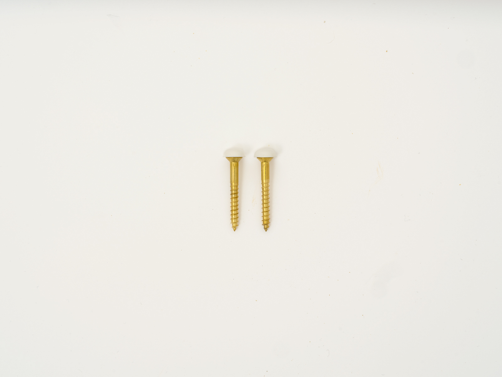 壁付け手洗いボウル コーナー KB-PR011-02-G244 化粧頭付き木ビス（化粧頭が付いた木ネジが付属します）