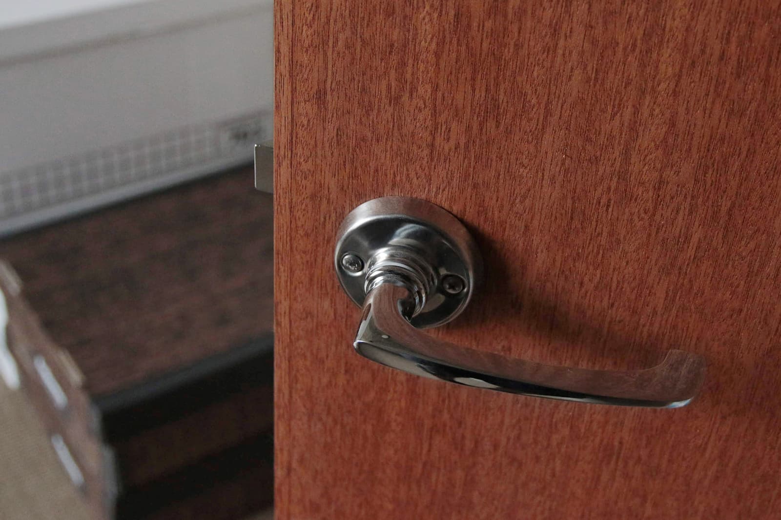 船舶ドアパーツ レバーハンドル フィン 空錠 PS-HD015-01-G141