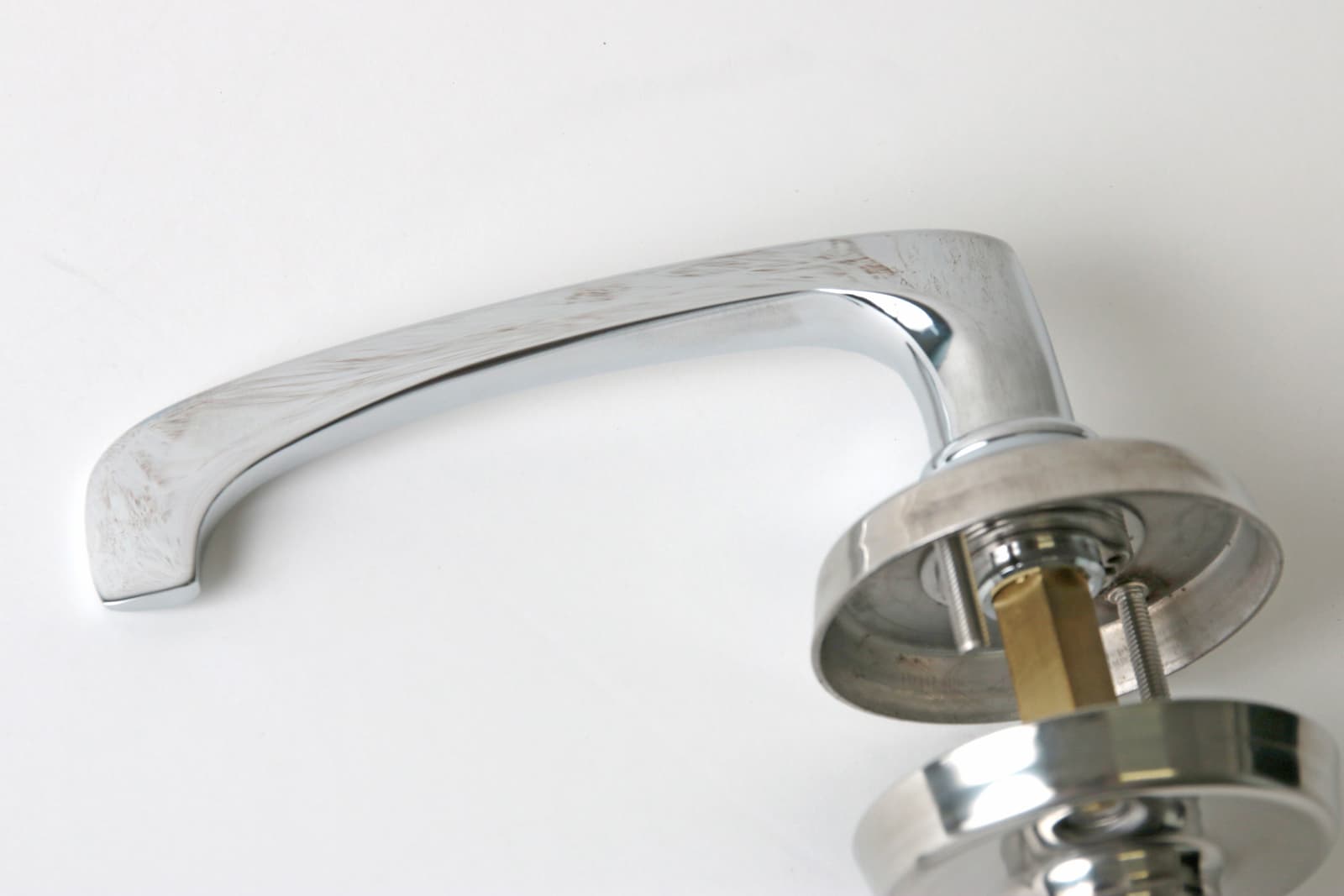 船舶ドアパーツ レバーハンドル フィン 空錠 PS-HD015-01-G141